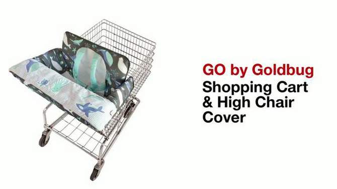 Go by Goldbug Shopping Cart And High Chair Cover Unicorn, 2 of 12, play video