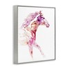 Stupell Industries Abstract Pink Horse Galloping Framed Giclee Art - 2 of 4