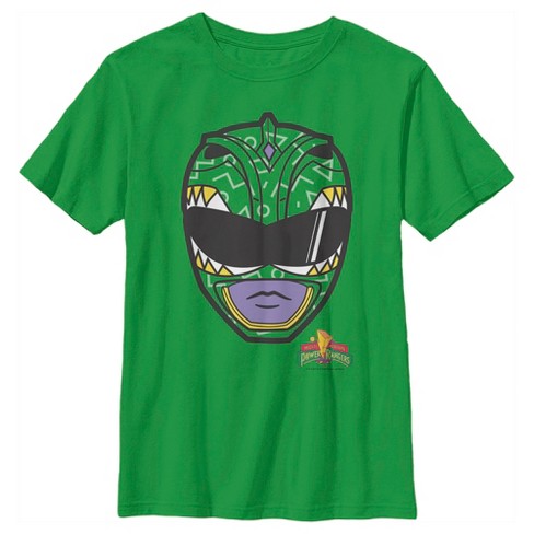 Boy's Power Rangers Green Ranger Helmet T-Shirt - image 1 of 4