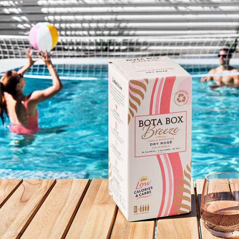 Bota Box Breeze Ros&#233; Wine - 3L Bottle, 3 of 8
