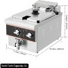 Acekool 6L Electric Deep Fryer with Oil Drain System, Timer, Rotary Fryer Head, Stainless Steel, for Home and Restaurant - 3 of 4