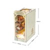 ROBOTIME 3D Jigsaw Puzzle DIY Book Nook Kit,DIY Dollhouse Bookend Stand DIY Bookshelf Insert Decor Gift for Teen Adults, 4.3"*7.5"*9.8" - 2 of 4