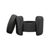 Meridian Furniture,Horizon Boucle Fabric Ottoman - 4 of 4