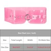 INSPIRE CHIC Women Clear Waist Belts, Wide Transparent Round Buckle PVC Waistband Belt for Dress - 4 of 4