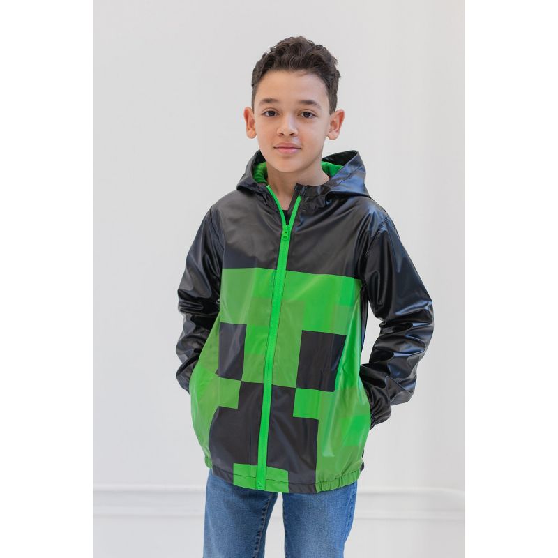 Minecraft Creeper Zip Up Jacket Little Kid to Big Kid, 2 of 8