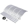 7x3x1 FT Galvanized Steel Garden Bed - Oval Large Outdoor Planter Box for Vegetables, Flowers, Open Bottom Design with Safety Edges, Easy Assembly - 4 of 4