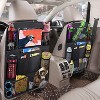 Itopfox Car Backseat Organizer with Table Holder, 9 Storage Pockets Seat Back Protectors Kick Mats for Kids Toddlers, Travel Accessories, 2 Pack - 2 of 4