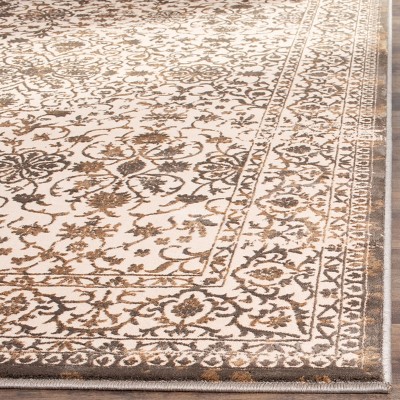 Multicolor Synthetic 6'7" X 9'2" Hand-Knotted Area Rug