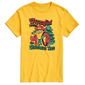 Men's - Instant Message - Wranglin Around The Tree Short Sleeve Graphic T-Shirt - 1 of 4