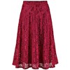 Collections Etc Elegant Lace Full-Sweep Elasticized Waist Pull-On Skirt - 3 of 4
