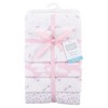 Hudson Baby Infant Girl Cotton Flannel Receiving Blankets, Magical Unicorn, One Size - 2 of 2