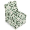 PAGED Accent Chair with Soft Seat Cushion, Matching Pillow and Waist Cushion, Suitable for Living Room, Bedroom, PINK - 4 of 4