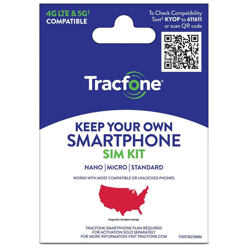 Tracfone Dual Starter SIM Kit, 1 of 4
