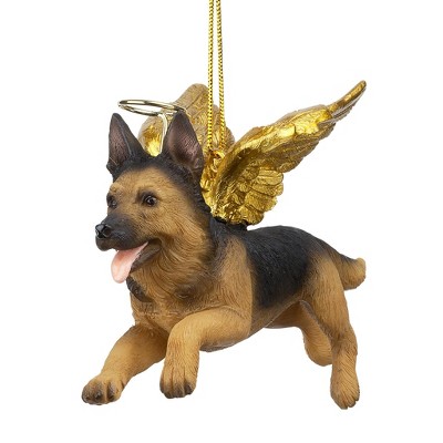 Design Toscano Honor the Pooch: German Shepherd Holiday Dog Angel Ornament