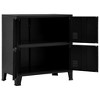 Storage Chest Black Steel Standard Storage Chest RectangularvidaXL - 4 of 4