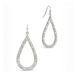 SHINE by Sterling Forever Evangeline Teardrop Hoop Earrings - 1 of 4