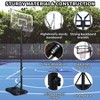 TopComfy Youth Portable Basketball Hoop Height Adjustable with Wheels 5.7 to 10FT for Basketball Goal Indoor Outdoor Pool, Black, 46.06"*30.91"*7.68" - 2 of 4