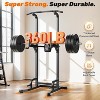 Sportsroyals Power Tower Pull Up Bar Station, 450LBS Stable Pull Up Dip Station for Home Gym Strength Training Equipment - 2 of 4