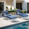 Belord Luxury Patio Swivel Chairs with 6" Extra Thick Cushions, Small Patio Furniture Set with Swivel Glider Outdoor Chairs for Porch, Balcony - 3 of 4
