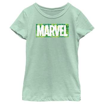 Girl's Marvel St. Patrick's Day Logo T-Shirt