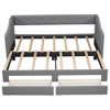 NicBex Twin XL to King Size Upholstered Daybed with 2 Drawers for Bedroom,Living Room,Apartment - 4 of 4