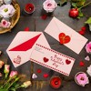 Juvale 96-Pack #10 Blush Pink Envelopes with Gummed Seal and V-Flap for Party Invitations, Mailing Business Letters, Invoices 4-1/8x9-1/2 in - 2 of 4