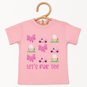 The Juniper Shop Let's Par Tee Coquette Toddler Short Sleeve Tee - 1 of 4