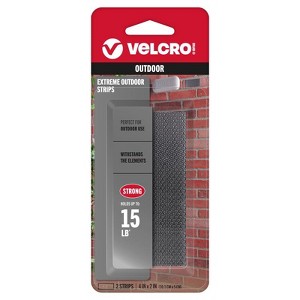 VELCRO Brand - Medium - Nylon - Hook and Loop Fastener - 4 in. - 2 Pack - Case of 6 - 1 of 1