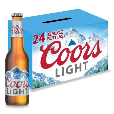 Coors Light Beer - 24pk/12 fl oz Bottles
