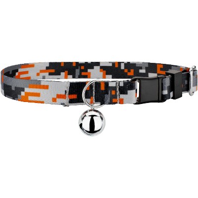 Country Brook Petz Orange Digital Camo Cat Collar