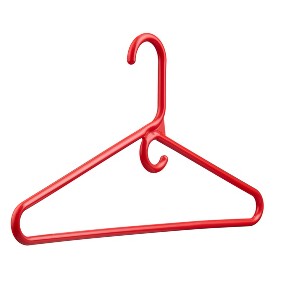 DEILSY White Plastic Hangers - Super Heavy Duty - 1 of 2