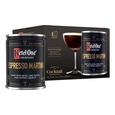 Ketel One Espresso Martini Cocktail - 4pk/100ml Cans