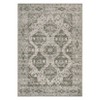 Area Rug Retro Boho Pattern Washable Ultra-Thin Non Slip Living Room Dining Bedroom & Office Dark Green - 2 of 4
