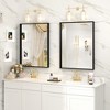 Apmir High-Strength Tempered Glass and Aluminum Alloy Framed French Cleat Mounted Wall Decor Bathroom Vanity Mirror with 5-Year Warranty - 2 of 4