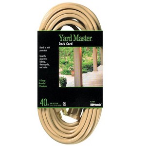 Woods Yard Master Outdoor 40 ft. L Beige Extension Cord 16/3 - 1 of 1