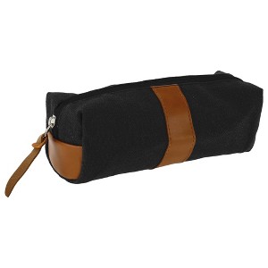 Unique Bargains Oxford Patchwork Style Pencil Pouch with Large Capacity for Office Supplies 1 Pc - 1 of 4