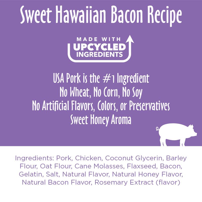 Disney Table Scraps Sweet Hawaiian Bacon Recipe Dog Treats, 3 of 5