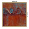 Amanti Art Row of Sparrows I by Norman Wyatt Jr. Framed Canvas Wall Art - 3 of 4