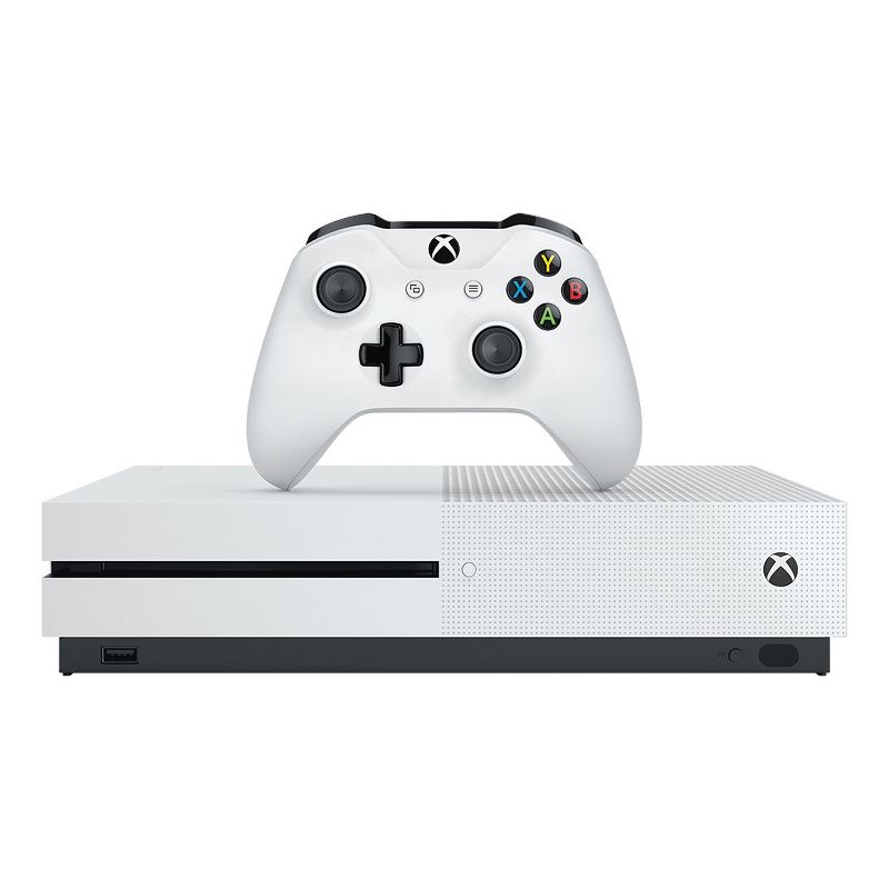 Microsoft Xbox One S 1Tb Console With Wireless Controller 4K Streaming Ultra Blu-Ray HDR  White Manufacturer Refurbished, 1 of 5