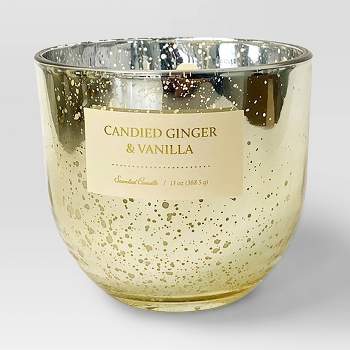 21.5oz Large Hourglass Jar Candle Vanilla Bean - Woodwick : Target