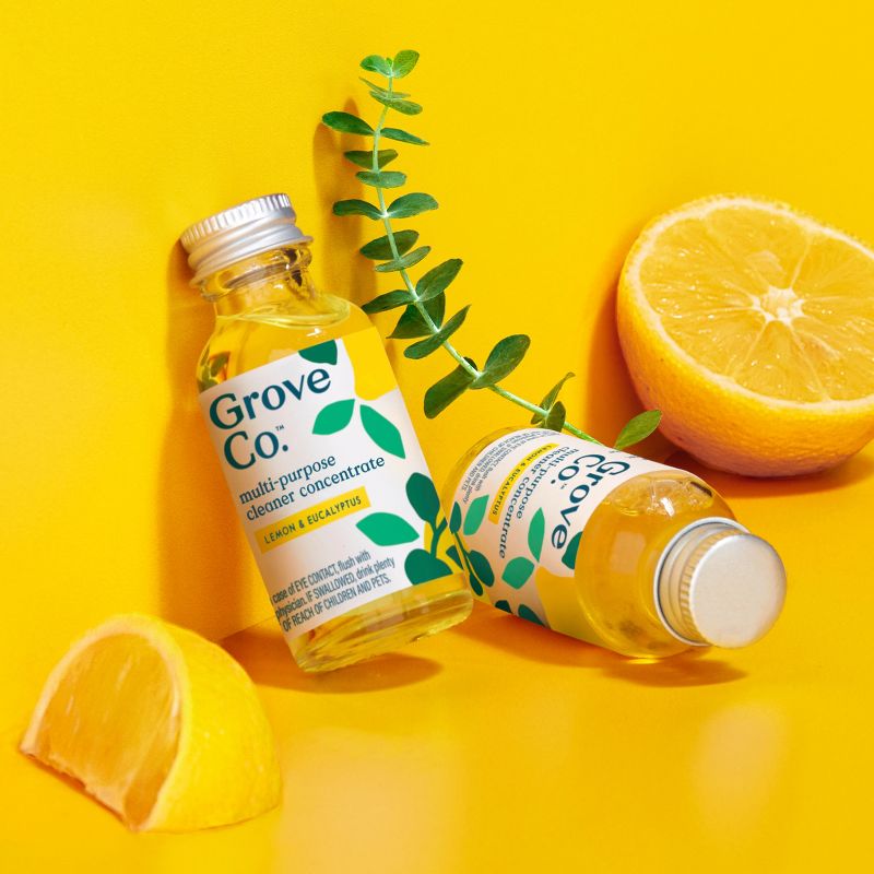 Grove Co. Lemon &#38; Eucalyptus Multi-Purpose Cleaner Concentrate - 2 fl oz, 4 of 8
