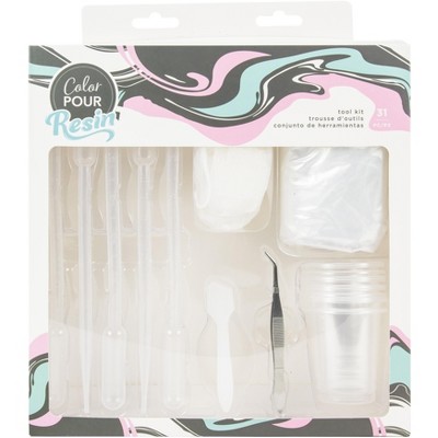 American Crafts Color Pour Resin Supply Kit 31/Pkg