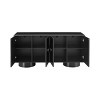 Treasure Trove Accents 4 Door Credenza Millennium Black - 3 of 4