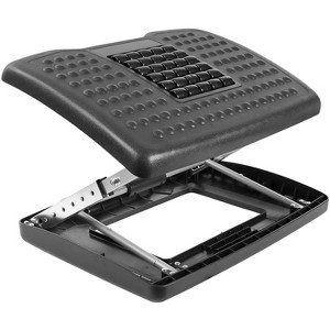 Mount-It! Footrest with Massaging Bead | Adjustable Height and Tilt Office Foot Rest Stool for Under Desk Support | 5 Height Settings, 3 Tilt Settings - 1 of 4