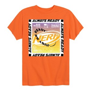 Boys' - NERF - Nerf Grid Gradient Short Sleeve Graphic T-Shirt - 1 of 4