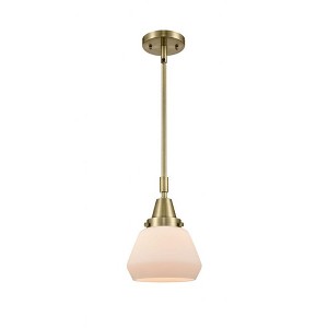 Fulton - 1 Light Stem Hung Mini Pendant In Industrial Style-10.13 Inches Tall and 7 Inches Wide - 1 of 1