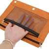 Unique Bargains Pencil Case for 3 Ring Binder Double Layer Smooth Zipper for Folders - 3 of 4
