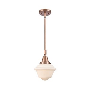 Oxford - 1 Light Stem Hung Mini Pendant In Traditional Style-9.13 Inches Tall and 7.5 Inches Wide - 1 of 1