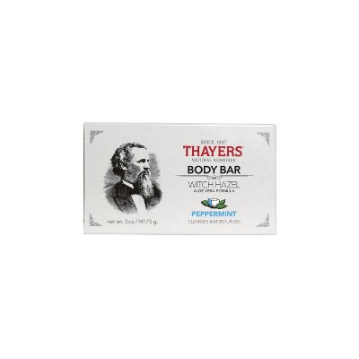 Thayers Body Bar Soap - Peppermint - 5oz