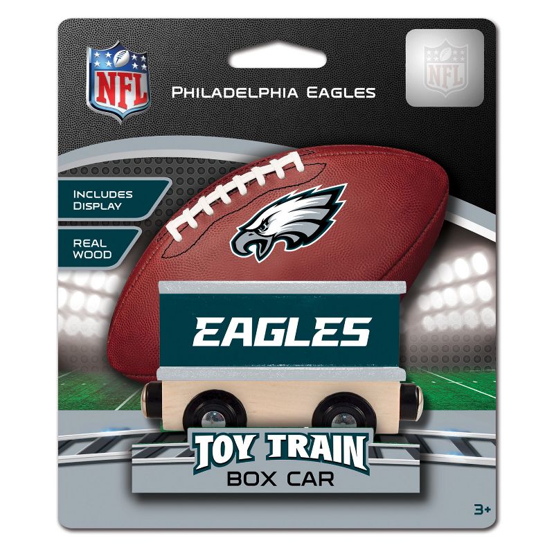 MasterPieces Wood Train Box Car - NFL Philadelphia Eagles, 3 of 7